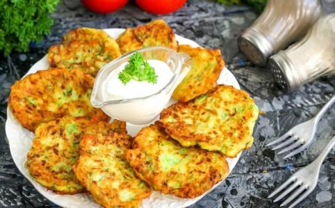 Кабачковые оладьи