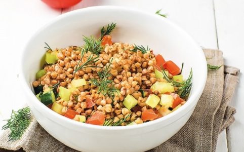 Гречка с овощами