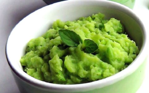 Картофельное пюре с рукколой