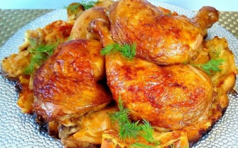 Курица с паприкой