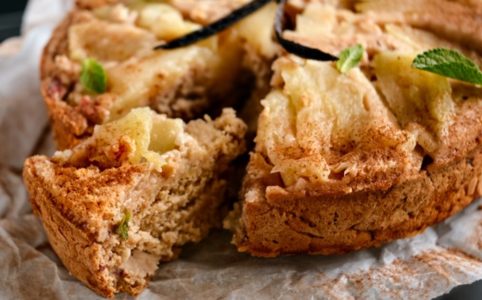 Кокосовая шарлотка