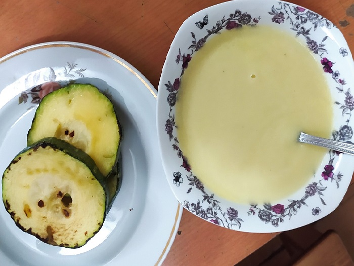 Кабачковый суп с кабачками